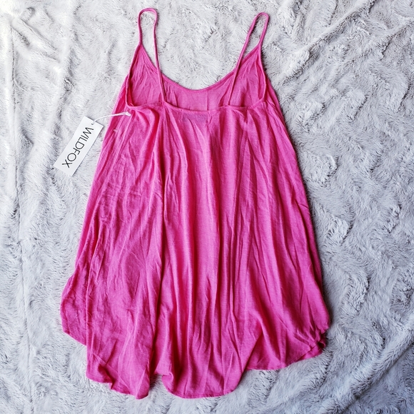 RARE Wildfox Take Me To Versailles Pink Slip Dress NWT Size Small - Picture 10 of 12